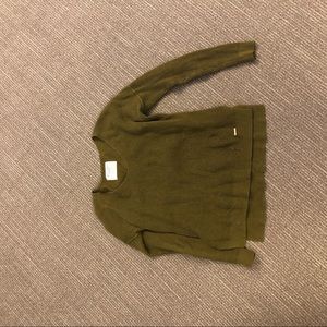 army green sweater
